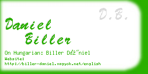 daniel biller business card